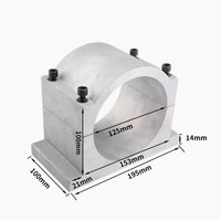 Pince de broche CNC 57mm 65mm 125mm Dia Support de support de broche