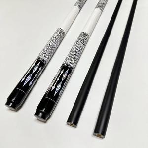 Taco <span class=keywords><strong>de</strong></span> Billar <span class=keywords><strong>de</strong></span> Cabeza Grande Tipo Split con Mango <span class=keywords><strong>de</strong></span> Madera Reforzado con Fibra <span class=keywords><strong>de</strong></span> Vidrio <span class=keywords><strong>de</strong></span> 12 mm para Billar <span class=keywords><strong>de</strong></span> Nueve Bolas, Color Negro, Venta al por Mayor - Product Image 4