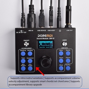 DOREMiDi Dispositif d'Accompagnement Automatique USB Compatible avec les Claviers MIDI et les Instruments à Vent Électroniques Module Sonore (EWI) SM-10 - Product Image 2