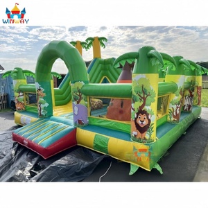 Castillo Inflable Comercial de PVC con Diseño de Animales de la Selva, 6x6x4m, Capacidad para 5-10 Personas, Diversión y Seguridad - Product Image 4