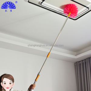 <span class=keywords><strong>Balai</strong></span> de nettoyage de plafond avec <span class=keywords><strong>manche</strong></span> télescopique brosse Web <span class=keywords><strong>à</strong></span> long <span class=keywords><strong>manche</strong></span> outil de nettoyage d'angle de toile d'araignée pour la maison et le bureau - Product Image 4