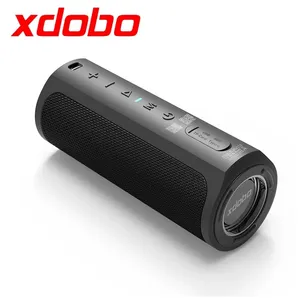Xdobo Hero1999 Speaker nirkabel portabel, kotak suara kompatibel dengan gigi biru IPX7 tahan air TWS Stereo Boombox kotak pusat musik