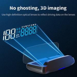 Hot bán xe HUD Head up hiển thị xe km/h GPS cho xe phổ Đồng hồ tốc độ đồng hồ la bàn - Product Image 4