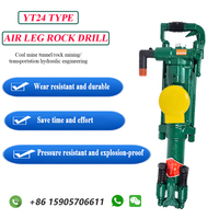 Kaishan YT24 perceuse pneumatique portative de roche nouveau marteau de cric de jambe d'air pour la plate-forme de forage de noyau d'exploitation et de Construction