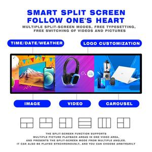 19/21/24/28//29/36/43/48/ Inch <strong>Lcd</strong> Screen Stretched Bar Digital <strong>Shelf</strong> <strong>Display</strong>/<strong>edge</strong> <strong>Display</strong>/wide <strong>Lcd</strong> Panel Sign - Product Image 2