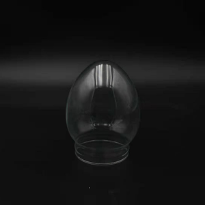 <span class=keywords><strong>Kit</strong></span> de bricolage pour faire soi-même un globe à neige durable en verre et résine en forme d'œuf ovale transparent - Product Image 6