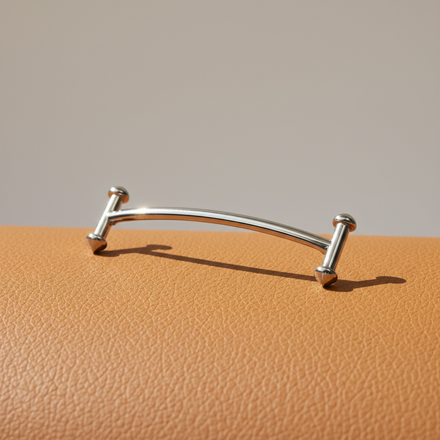 Wholesale Durable Eco-Friendly Zinc Alloy Curved Bar Shoe Buckle Luxury Men's Metal Hardware Accessories for Footwear