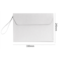 Nueva Carpeta de Archivo A4 de Cuero PU con Cierre Magnético, Bolsillo para Bolígrafo, Gran Capacidad, para Oficina