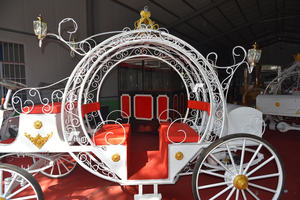 Calèche Électrique Européenne Élégante Princesse Rêve Citrouille Voiture de Mariage Vente Directe Usine Calèche de Mariage Électrique - Product Image 4