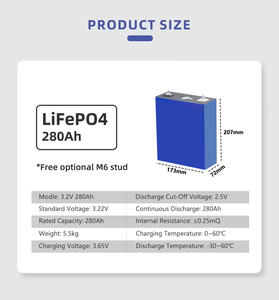 بطارية ليثيوم أيون منشورية 28ah 0v 100Ah 105Ah200Ah 280Ah MB31 314Ah 340ah خلية ليثيوم أيون Lifepo4 - Product Image 3