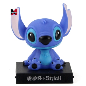 Figura de 12 cm de <span class=keywords><strong>Lilo</strong></span> <span class=keywords><strong>y</strong></span> Stitch con Cabeza Móvil, Figura de Colección de Anime, Modelo de Juguete, Regalo de Navidad, Figura de Juguete con Cabeza Oscilante - Product Image 6