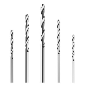 Niu Xiang Miniature Drill Bits 0.5-3mm Metric Jobbers Length Bright Uncoated Hex Shank for Nonferrous Metals - Product Image 5