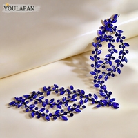 YouLaPan – bandeaux élégants pour femmes, accessoires pour cheveux de mariée, strass faits à la main, adaptés aux banquets, aux fêtes dansantes, YXA226