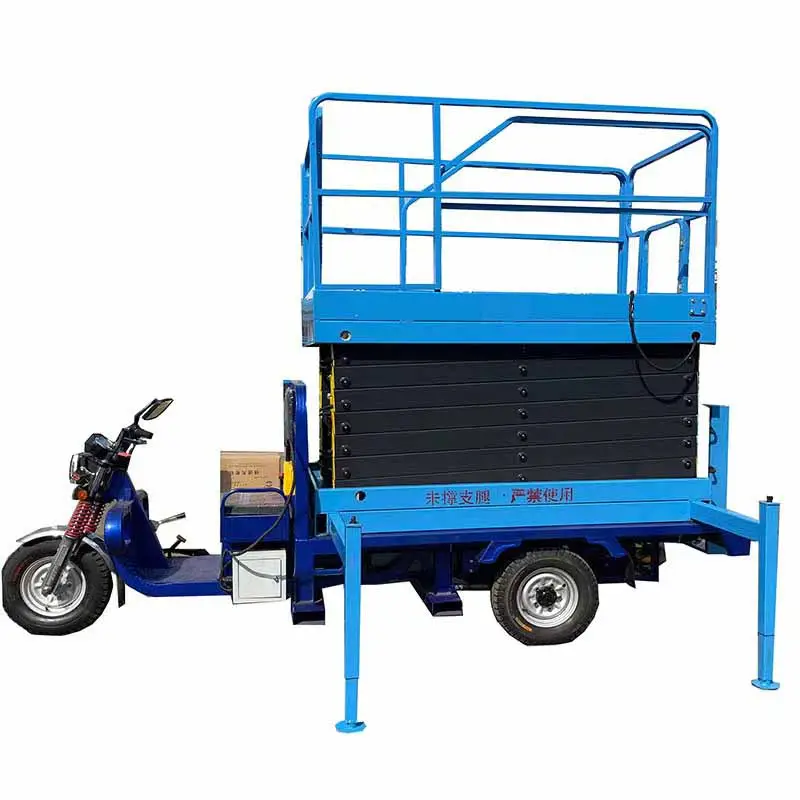 6M-25M Mobile hydraulic electric scaffolding construction elevator motorcycle trailer utility
