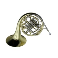 SEASOUND Factory OEM Professional French Horn JYFH940 Double Gold 4-Keys Brass 4-Keys Lacquer Finish Bb/F Trumpet Factory Direct