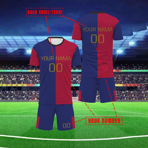 Conjunto Deportivo de Fútbol Sublimado Unisex para Partido y Entrenamiento - Product Image 1