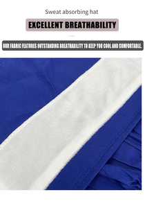 Gorros de Trabajo para Enfermeras en Azul Claro, <span class=keywords><strong>con</strong></span> Banda Absorbente de Sudor, Ajustables y Elásticos, Gorros Quirúrgicos OEM para el Sector Médico y de Salud - Product Image 2