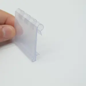 32mm clip plate label holder Plastic strip multi-opening hanging block for single wire channel