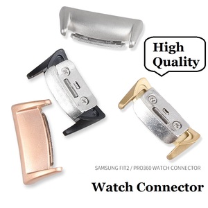 Connecteur de bracelet de montre en acier inoxydable de 18mm pour <span class=keywords><strong>Samsung</strong></span> <span class=keywords><strong>Gear</strong></span> <span class=keywords><strong>Fit2</strong></span> SM-R360 - Product Image 3