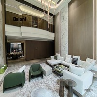 2025 Boloni Ensemble de table basse de canapé au design moderne haut de gamme personnalisé pour l'extérieur, l'intérieur et le salon.