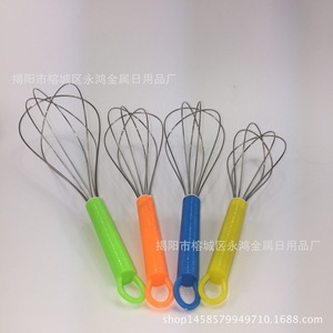 Stainless Steel Hand Whisk <b>Plastic</b> Handle <b>Egg</b> Beater Baking Tool Dishwasher Safe Jieyang Origin - Product Image 5