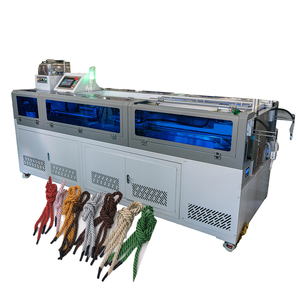 เครื่องให้ทิปโอเชียนสองหัวมอเตอร์1.8KW สำหรับถุงของขวัญเชือกแบบไม่ยืดหยุ่นและเชือกผูกรองเท้าทำให้มีความเร็วสูง - Product Image 1