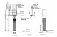 Écran Micro OLED professionnel SeeYA de 0,6 pouce, 6000 nits, haute résolution 1920x1080 pour systèmes de caméra EVF