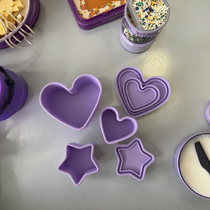 Nouveau Silicone Heart & Star Bento Box Nouveau Style De Noël Enfants Déjeuner Snack Couvercle Micro-ondes Lave-Vaisselle Congélateur Four Utilisation Alimentaire Sûre - Product Image 3