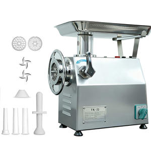 Hachoir à viande robuste TK-22, hachoir à viande électrique <span class=keywords><strong>manuel</strong></span> avec nouveau moteur et boîte de vitesses pour un usage domestique, état de restaurant - Product Image 1