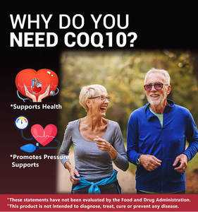 זוכה בויטמינים ותוספי העיר coq10 100 מ ג softgels נוגד חמצון עבור בריאות הלב קואנזים q10 כמוסת - Product Image 3