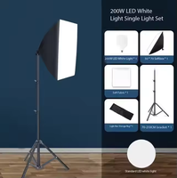 Portable 50x70cm 20 \ "X 28 \" Photographie Softbox pour 85W & 175W Ampoule Photo Studio Softbox pour Salons