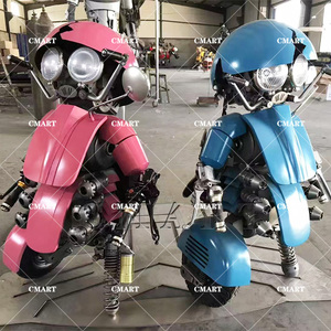 Adornos <span class=keywords><strong>de</strong></span> Oficina <span class=keywords><strong>de</strong></span> <span class=keywords><strong>Hierro</strong></span> Retro Hechos a Mano y Personalizados, Arte <span class=keywords><strong>en</strong></span> <span class=keywords><strong>Hierro</strong></span> Reciclado, Decoración para Bares y Restaurantes, Escultura <span class=keywords><strong>de</strong></span> Robot WALL-E - Product Image 4