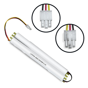 Batterie de remplacement d'éclairage d'urgence JINTION 9.6V 3000mAh LiFePO4 pour <span class=keywords><strong>Philips</strong></span> TrustSight 929003419006 6 cellules - Product Image 2
