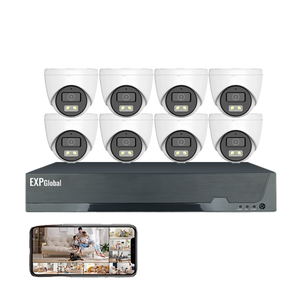 Expglobal 8-Kênh Poe NVR Không Dây An Ninh Máy Ảnh Set Kit 5MP Ngoài Trời Mạng <span class=keywords><strong>Video</strong></span> <span class=keywords><strong>Recorder</strong></span> Tầm Nhìn Ban Đêm Đám Mây CCTV - Product Image 1