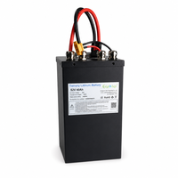 Pack de batteries lithium-ion personnalisé 52V 40Ah 2080Wh, cellules NMC avec BMS, forme sur mesure pour trottinette électrique et stockage d'énergie domestique