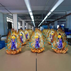 Para JT Super Two Gohan PVC escala 1:36 gran doble cabeza tallada doble cuerpo reemplazable animación luminosa adornos de <span class=keywords><strong>mano</strong></span> - Product Image 2