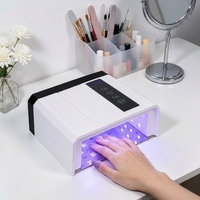 Lampe à ongles UV LED rechargeable pour usage domestique et professionnel, 7800 mAh, séchage rapide, haute puissance, automatique, pour le gel et le vernis à ongles.