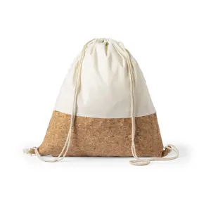 Borsa in cotone e sughero Galsin, merchandising sostenibile - Product Image 2