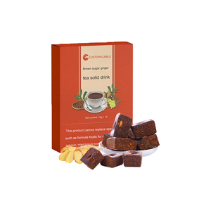 Mezcla de Té Caliente Personalizable para el Útero con Azúcar Moreno, Jengibre y Dátiles Rojos, Bebida Instantánea para el Período Femenino, Empacada en Caja de Botellas - Product Image 1