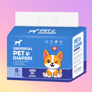 Couches jetables pour chiens de petite race, ultra absorbantes, anti-fuites, taille XXL, pour mâles et femelles, vente en gros, ODM/OEM, personnalisées, haute qualité - Product Image 1