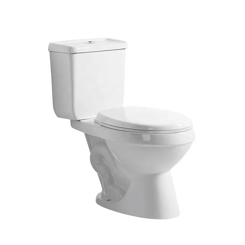 Chaozhou Sanitary Ware Low Prices Ceramic WC Water Closet S-Trap 2 Piece Toilet