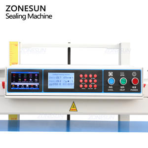 ZONESUN ZS-LWCSM2 Vertical Horizontal Automatic Plastic Zipper Bag Stand-up Pouch Continuous Band Heat <b>Sealing</b> <b>Machine</b> - Product Image 2