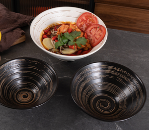 Tazón de Cerámica Europea de Alta Calidad para Fideos Lamian, Pintado a Mano, Ecológico, con Certificación BSCI LFGB - Product Image 6