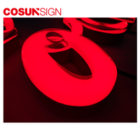 Enseigne néon LED lumineuse pour publicité d'entreprise, d'hôpital et de parc, avec alimentation par transformateur – Fournisseur d'usine