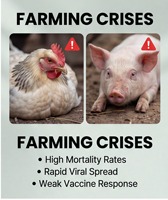 YTIYIN Facteur Immunitaire Antiviral à Large Spectre : Inhibe les Infections Virales chez la Volaille, Accélère la Guérison des Poulets, Canards et Oies
