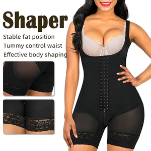 Fajas Fajase Colombianas Gaine sculptante intégrale à bretelles larges, avec fermeture multi-rangs, contrôle <span class=keywords><strong>du</strong></span> ventre, serre-taille et rehausseur de fesses - Product Image 1