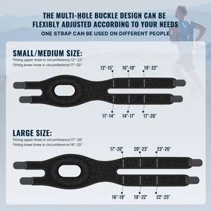 Rodilleras de Soporte para Rótula con Almohadilla de Gel y Correas de Nylon Delgadas, Protección Profesional de Grado Médico para Alivio del Dolor de Rodilla, Tendinitis y <span class=keywords><strong>Menisco</strong></span> - Product Image 5