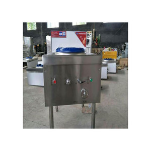 Cocina de restaurante Estufa de gas propano de acero inoxidable 201 Estufa de gas de 2 quemadores Cocina - Product Image 3