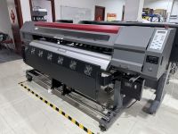 Printer Inkjet Dual Printhead 1.8 m, Printer Inkjet iklan kecepatan tinggi, peralatan cetak banner/stiker mobil presisi tinggi