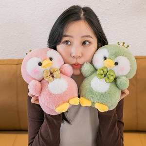 Juguetes de peluche de animales de 8 pulgadas de alta calidad, vaca esponjosa, oso, conejo, Rana, cerdo, Panda, máquina de muñecas rellenas con algodón PP - Product Image 2